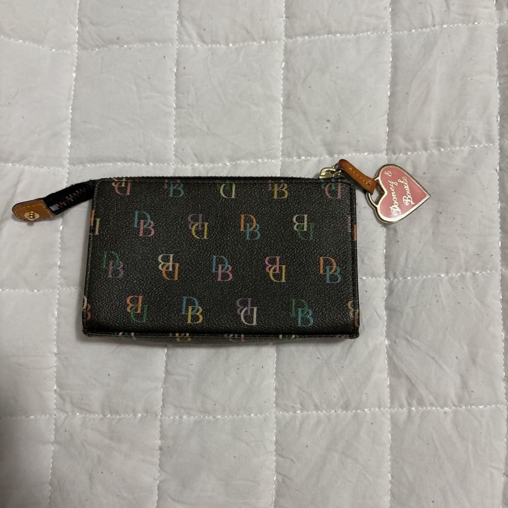 VINTAGE DOONEY & BOURKE RAINBOW CLUTCH